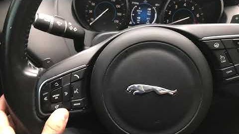 How to reset Jaguar XE / XF trip computer / odometer