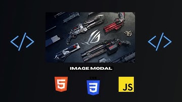 How To Make A Popup Image Using HTML, CSS And JavaScript | Create An Image Modal In HTML Website