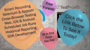 TestProject: The Free Cloud Based Test Automation Platform