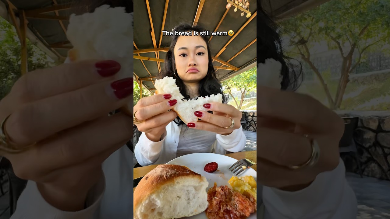 First time trying traditional Turkish breakfast 🍳 🇹🇷