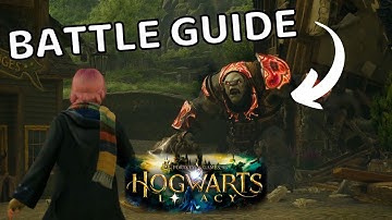 How to Beat The Troll in Hogsmeade | Quick Battle Guide to First Boss Battle in Hogwarts Legacy