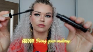 ASMR Doing your makeup for a Birthday Party (Layered sounds, personal attention, roleplay)