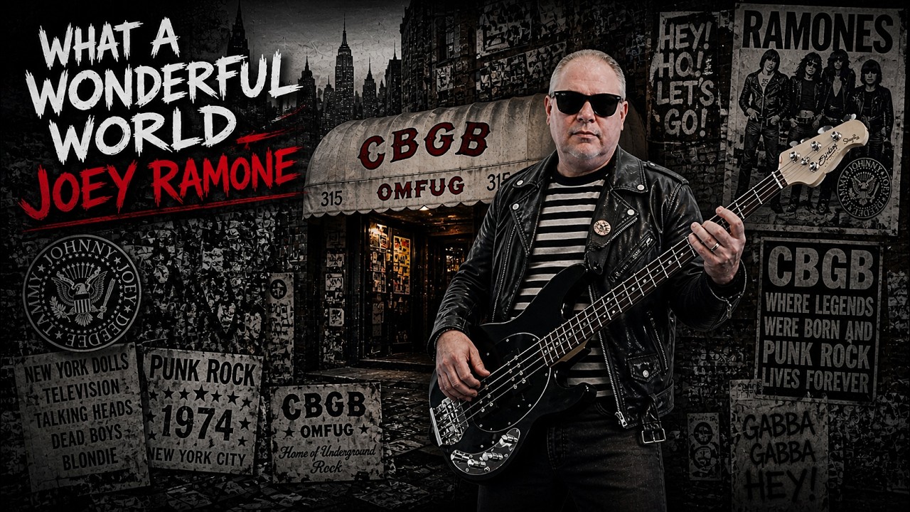 Joey Ramone - What a Wonderful World (Bass cover) thumbnail