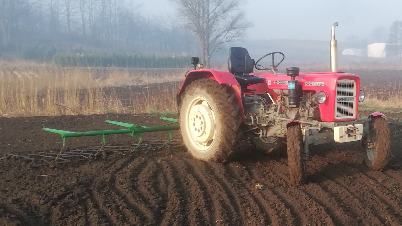 Ursus C 330 M czyli akcja bronowanie Rolniczy Vlog#125