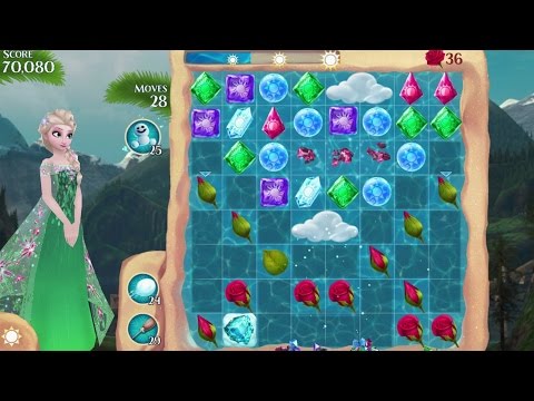 Frozen Free Fall iPhone Gameplay #3