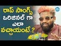 Roll Rida about the origin of rap songs; Anchor Komali tho Kaburlu