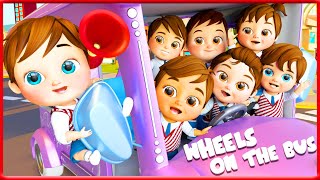 Les Roues De Lautobus Comptines Pour Bébés Banana Cartoon Le Français