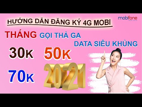 Video CÁCH ĐĂNG KÝ 4G MOBI THÁNG 30K - 50K - 70K DATA KHỦNG... - youtube