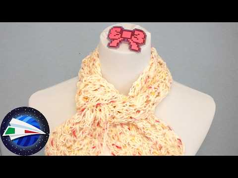Crochet | Lightweight Summer Scarf with joined double crochet stitches