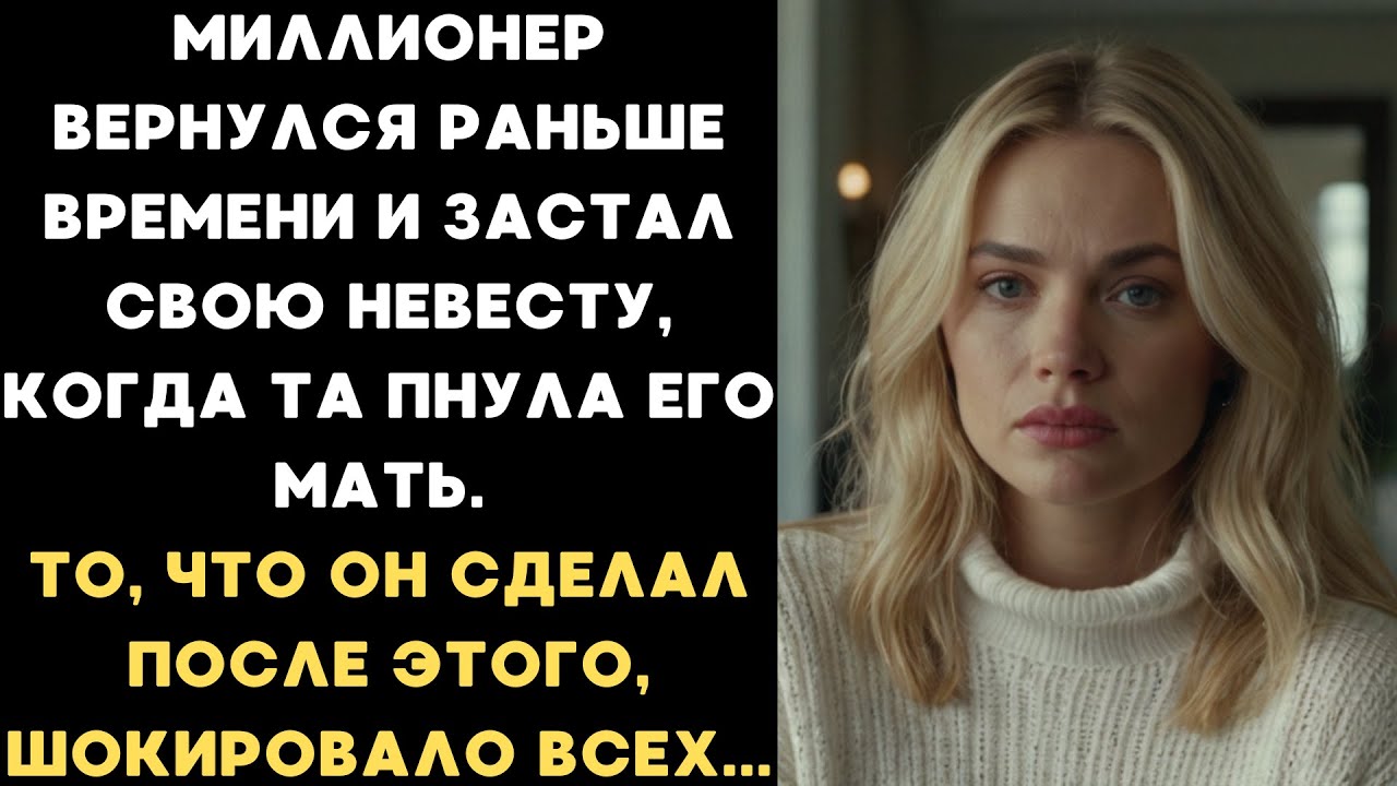 Миллионер приехал раньше и застал свою невесту пинавшую его мать. То, что он сделал, шокировало всех