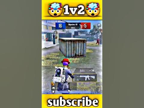 🤯pubg and BGMI 1v2 hard gameplay power of android player #shorts #