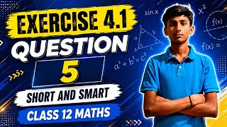 NCERT Class 12th Math Exercise 4.1 Question 5 Solution | Prasnavali 4.1 Solution | Class 12