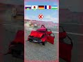 Narigi yo‘lga qo‘nish challenge! 😱 Qaysi davlat mashinasi to‘xtay oladi? (BeamNG.drive)