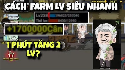 Cách Farm Lv Siêu Nhanh Trong "Câu Cá Vạn Cân"