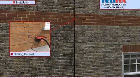 Creating a movement joint - Helifix Approved Installers