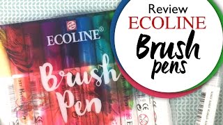 Ecoline Brush Pens Review: 8 toepassingen en meer!!