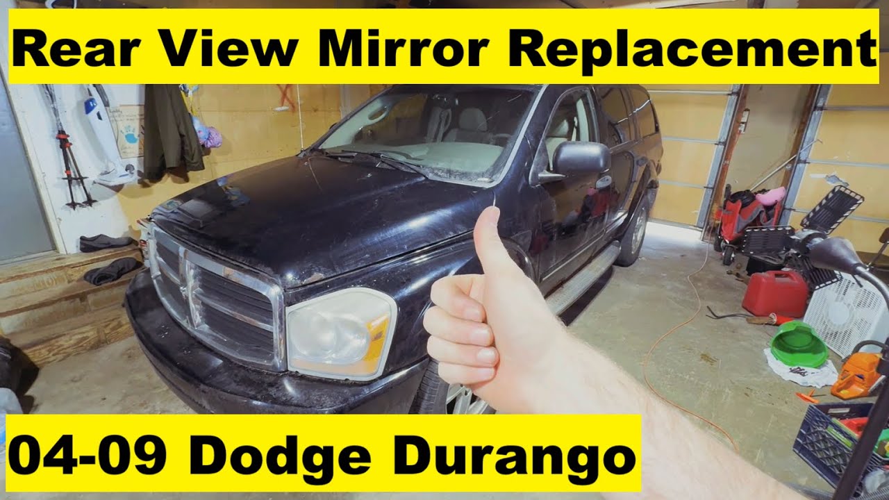 Rear View Mirror Replacement Dodge Durango 04 05 06 07 08 09 2004 2005 ...