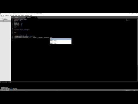 Love2d tutorial 2