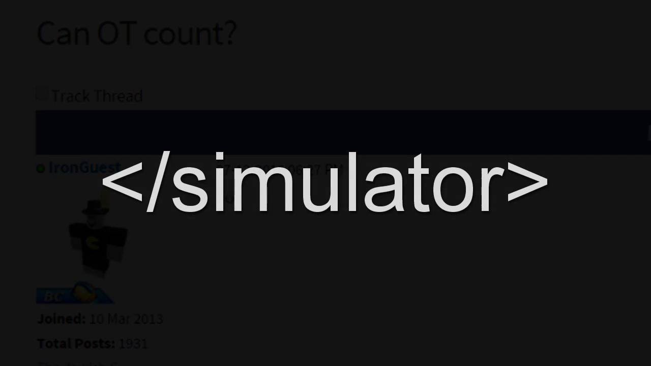 Roblox Ot Forum Simulator V3 14159 Youtube - the roblox forum simulator v03 yt