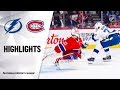 NHL Highlights | Lightning @ Canadiens 10/15/19