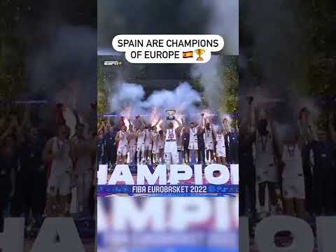 Spain’s fourth EuroBasket title in tournament history 👏 #eurobasket