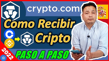 Como Recibir Criptomonedas en CRYPTO.COM | crypto.com 2022 español