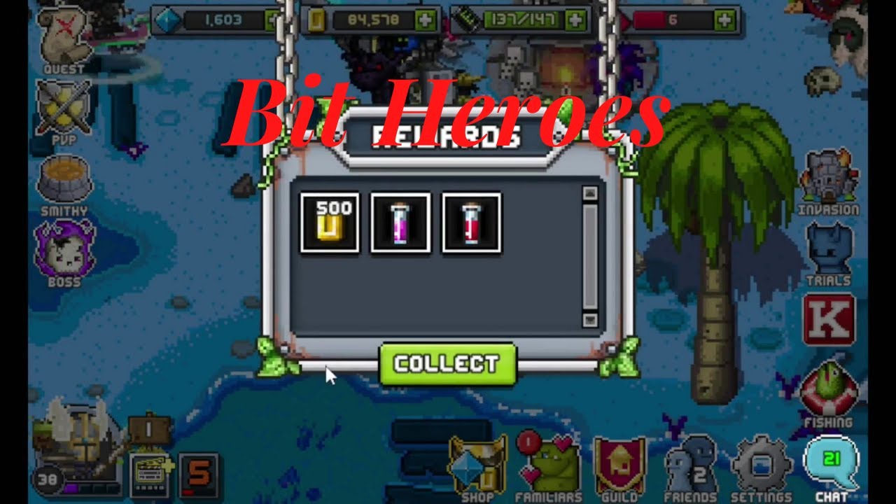 Collecting a Lot of Gear... For Materials │ Bit Heroes 16 - YouTube