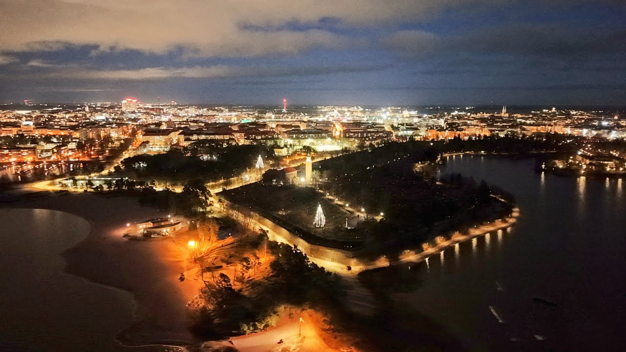 Helsinki Hietaniemi and Lapinlahti (Low Light), DJI Mini 5 Pro