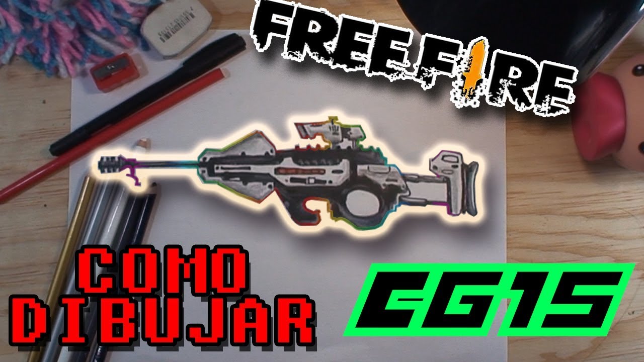 Como Dibujar Cg15 Freefire 5min Facil 2019 Youtube