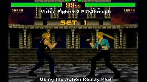Virtua Fighter 2 Playthrough using the Sega Saturns Action Replay Plus :D #SegaSaturn #Sega #Gaming