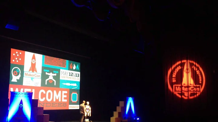 InMoov 3D Printed Humanoid Robot @MakerCon 2015