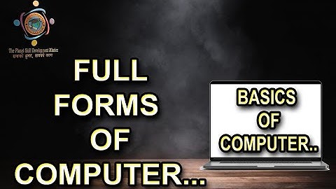 ALL FULL FORMS OF COMPUTER | Basics Of Computer | #tpsdm