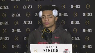 Justin Fields post-game interview | National Championship: Ohio State vs. Alabama