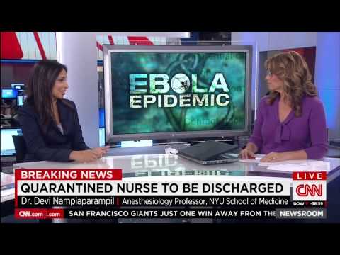 Quarantined Nurse to Be Discharged (October 27, 2014)