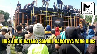 HNS AUDIO MASUK DI LAPANGAN SUMBERSEWU SAMBIL BACOTNYA YANG KHAS!!!