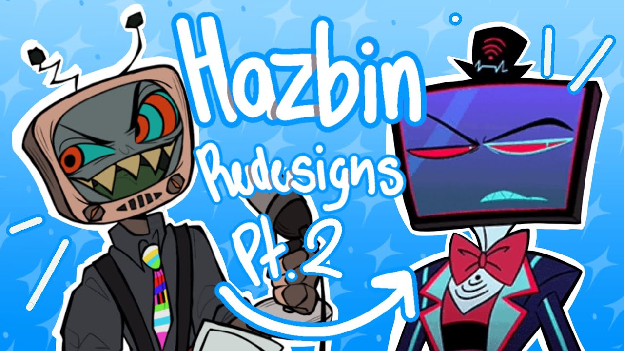 Hazbin hotel REDESIGNS Pt. 2 || Speedpaint and commentary ||