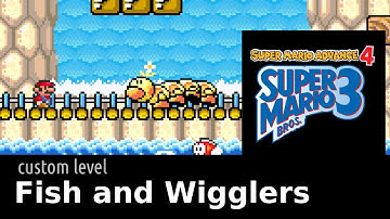 SMA4 custom level - Fish and Wigglers