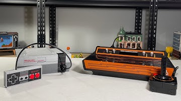 Lego Nintendo And Atari consoles Comparison