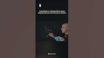 Astronauts Play with Macadamias in Zero Gravity! 🪐 #shorts #zerogravity #nasa