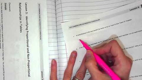 Identifying Proportional and Non-Proportional Relationships in Tables 2