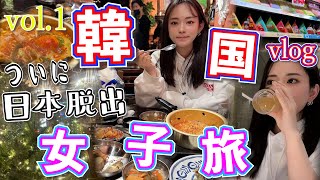 【韓国旅行】女2人でイルミ見る。2泊３日韓国極寒女子旅vlog!