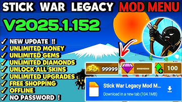 Stick War Legacy MOD MENU V2025.1.152 – Unlimited Everything + Auto Win!