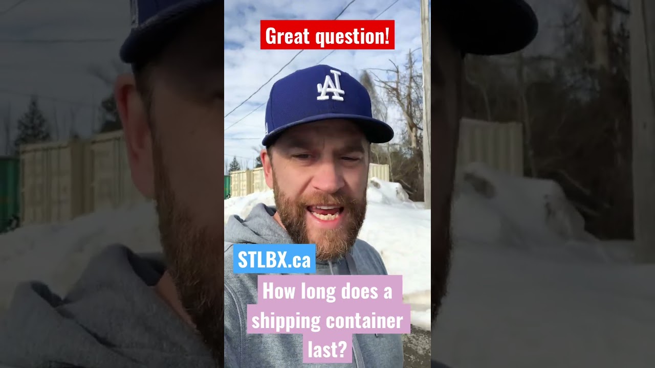 How long does a shipping container last? Another great container question answered at STLBX.ca
