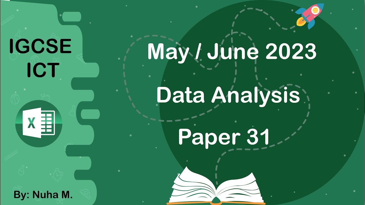 IGCSE ICT | Май-июнь 202 | Экзамен 31 | Таблица анализа данных Excel