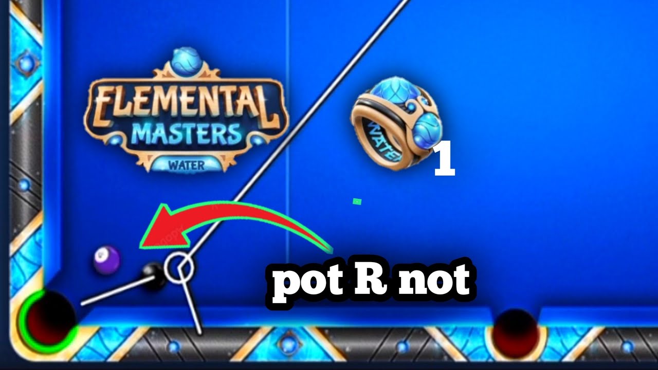8 ball pool || elimental masters water || Ring completed || editing ...