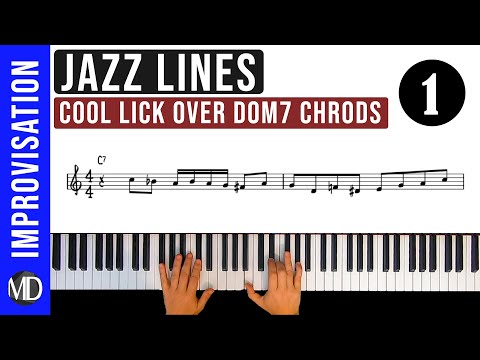 Jazz Line #1 - How to play pro-sounding jazz lines