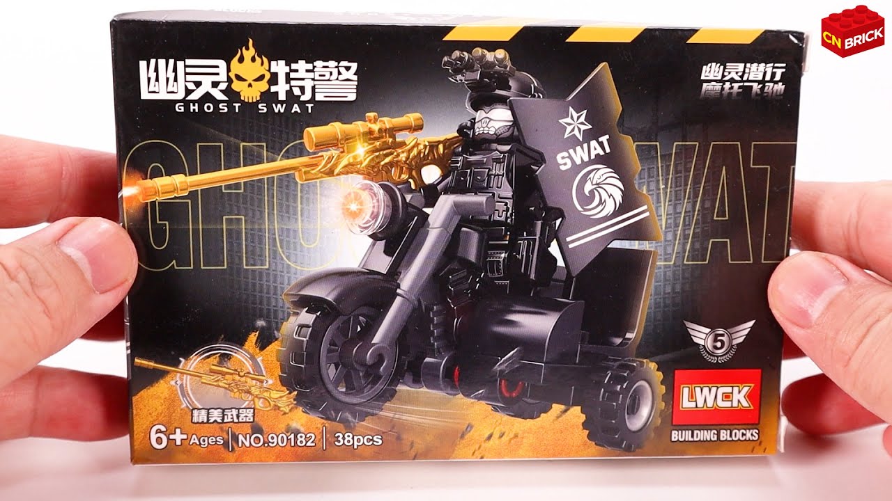 Lego Lwck 90182 Ghost Swat Unoffical Lego 5 - YouTube