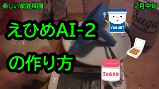 えひめＡＩ-２の作り方を紹介します。　【楽しい家庭菜園】
