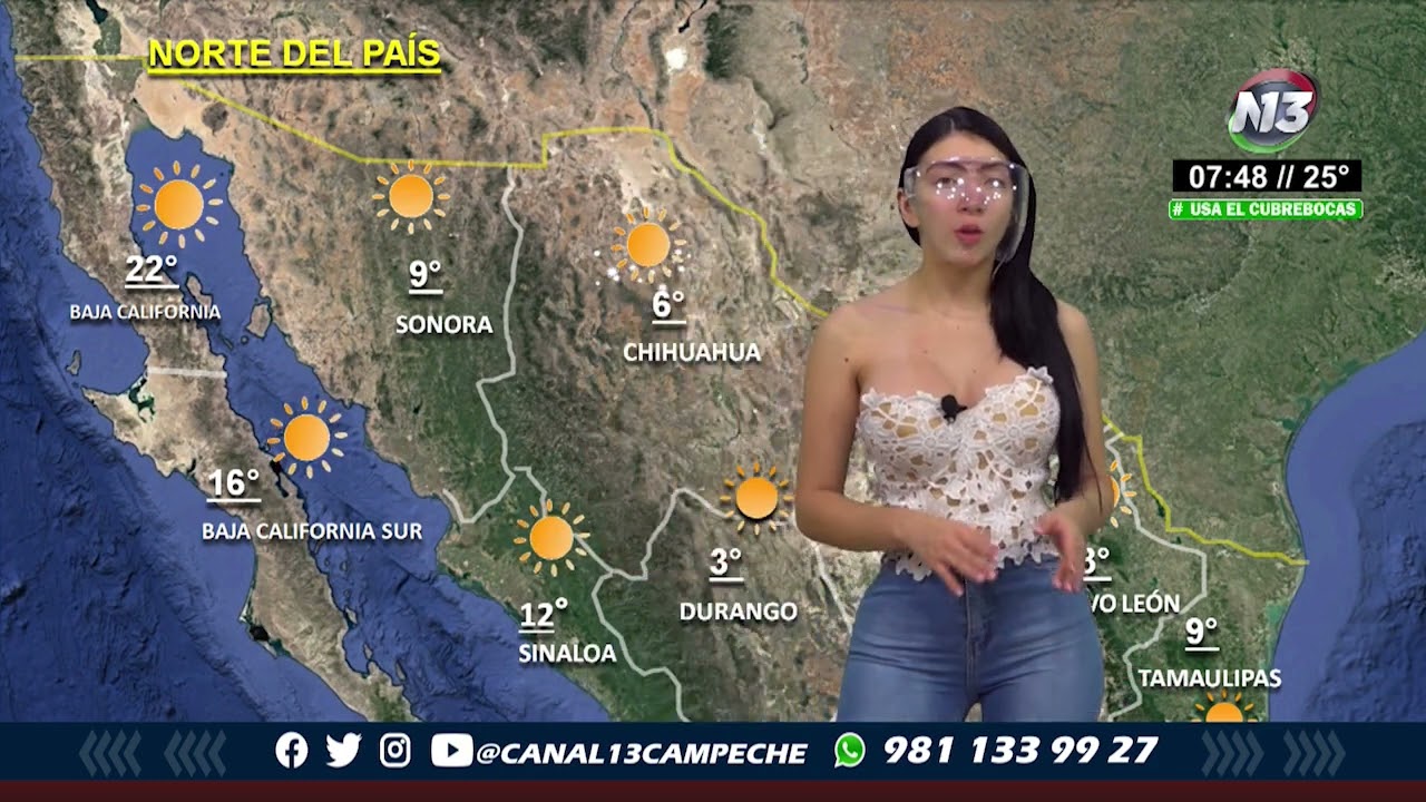 #Clima 🌥️ | Pronóstico del tiempo con Bella Osorio