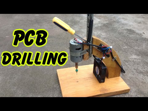 Making mini PCB  Drill Press
